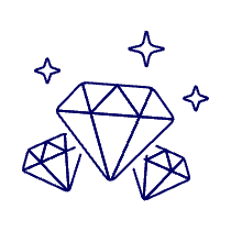 Gems Illustration from UX Line Set