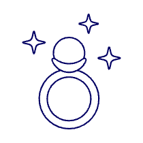Gold Ring Illustration from UX Line Set