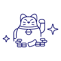 Lucky Cat Illustration from UX Line Set