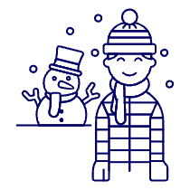 Winter Snowman 5 Illustration from UX Line Set