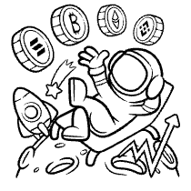 Astronaut Illustration from Web 3.0 Set