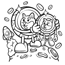 Dogecoin Illustration from Web 3.0 Set