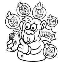 FOMO Illustration from Web 3.0 Set