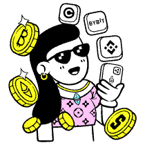 Woman In Crypto illustration - Free transparent PNG, SVG. No sign up needed.