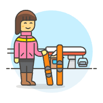 Skibooard 6 Illustration from UX Colors Set