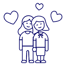 Lesbians In Love 1 Illustration from UX Line Set
