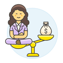 Balance Happy 6 Illustration from UX Colors Set