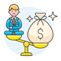 Balance Unhappy 1 Illustration from UX Colors Set