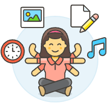 Multitasking 6 Illustration from UX Colors Set