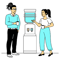 Co Workers Illustration from London Set