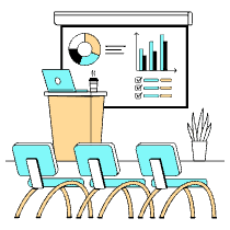 Conference Illustration from London Set