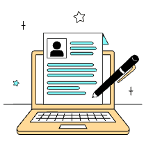 Content Creation Writing Illustration from London Set