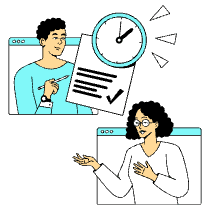 Minutes Of Meeting Illustration from London Set