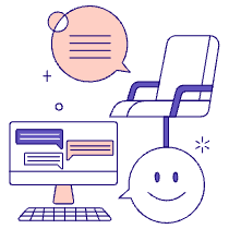Office Chat 2 Illustration from Bangalore - Pro Set