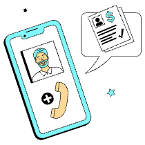 Work Call Illustration from London Set