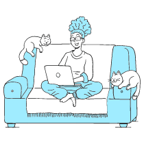 Working From Home illustration - Free transparent PNG, SVG. No Sign up needed.