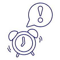 Alarm Alert Illustration from UX Line Set