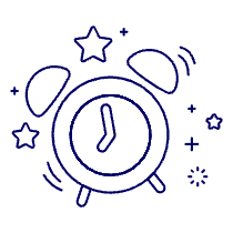 Alarm Star Illustration from UX Line Set