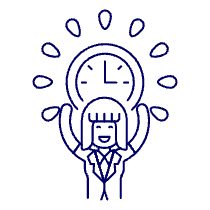 Energized Employee 4 Illustration from UX Line Set