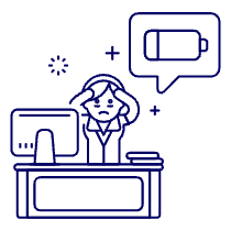 Overtime Energyless 4 Illustration from UX Line Set
