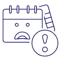 Stress Calendar Illustration from UX Line Set