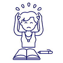 Stress Employee 6 Illustration from UX Line Set