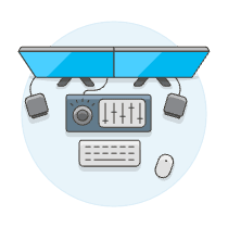 Workspace 7 Illustration from UX Colors Set