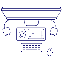 Workspace 8 Illustration from UX Line Set