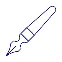 Dip Pen Illustration from UX Line Set