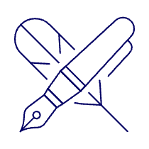 Pen And Quill Illustration from UX Line Set