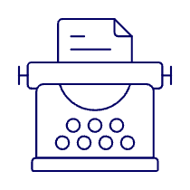 Typewriter Sheet 2 Illustration from UX Line Set
