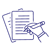 Hand Writing 1 Illustration from UX Line Set