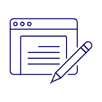 Pencil Software Writing Illustration from UX Line Set