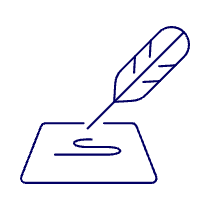 Quill Drawing Illustration from UX Line Set