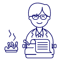 Typewriter 2 Illustration from UX Line Set
