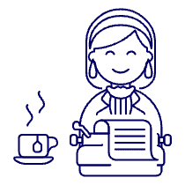 Typewriter 3 Illustration from UX Line Set