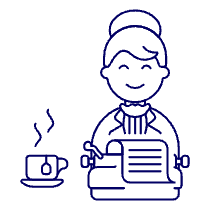 Typewriter 5 Illustration from UX Line Set