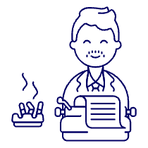 Typewriter 6 Illustration from UX Line Set