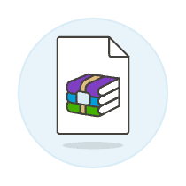 Rar File 1 Illustration from UX Colors Set