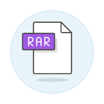 Rar File 2 Illustration from UX Colors Set