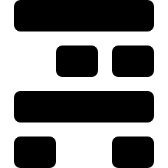 Games Jenga Icon from Nova Solid Set