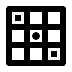 Games Tic Tack Toe Board Icon from Nova Solid Set
