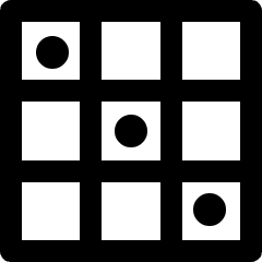 Games Tic Tack Toe Board Icon from Nova Line Set