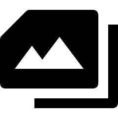Common File Horizontal Images Icon from Nova Solid Set