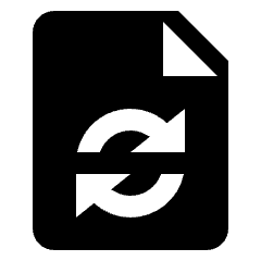 Common File Refresh Icon from Nova Solid Set
