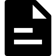 Common File Text Icon from Nova Solid Set