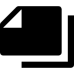 Common Files Horizontal Icon from Nova Solid Set