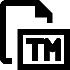 File Copyright Tm Icon from Nova Line Set