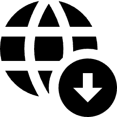 Network Download Speed Icon from Nova Solid Set