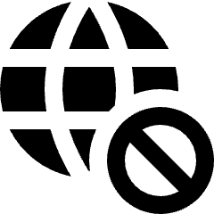 Network Restrict Disable Icon from Nova Solid Set